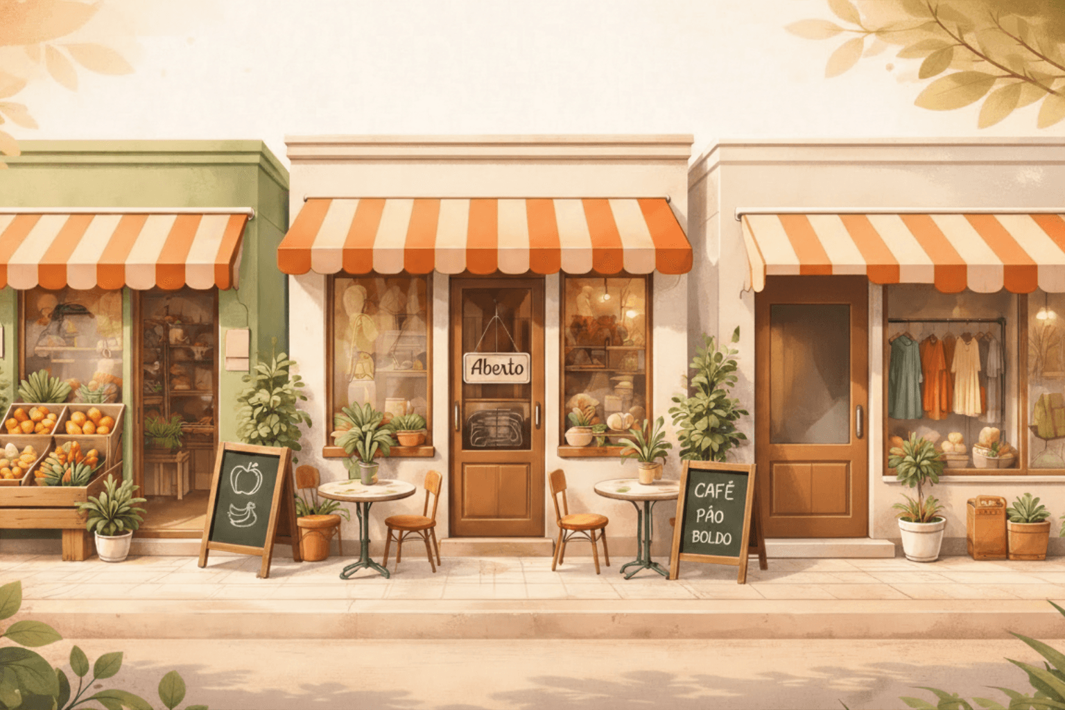 Economias reais ao comprar no comércio local